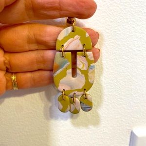 Handmade statement earrings